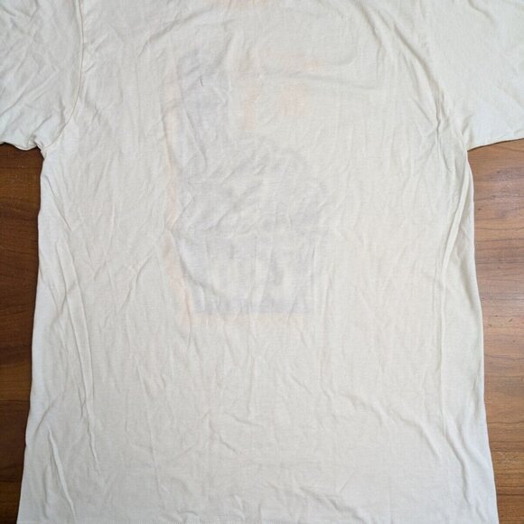 LSU TIGERS We're #1 Shirt Mens Medium White Purple Ringer Finger Retro Style - Picture 11 of 16